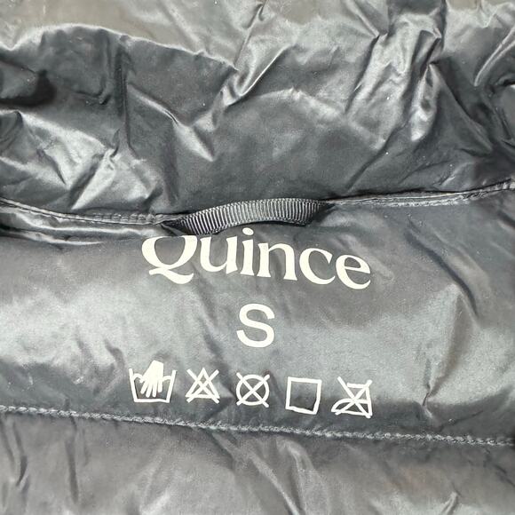 Quince Women’s Down Puffer Jacket Lightweight Gray Small - Picture 3 of 6